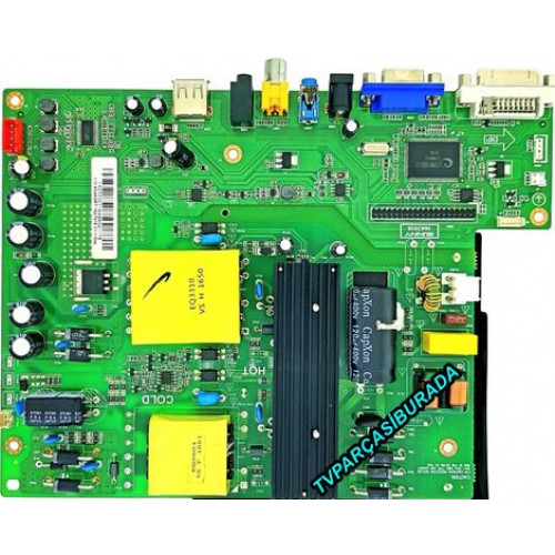 SUNNY 16AT018 , Y.M ANAKART 16AT018 V1.1 MNL , Y625330119A94049 , Axen AX049DLD16AT018 Main Board , LC490DUY-SHA1