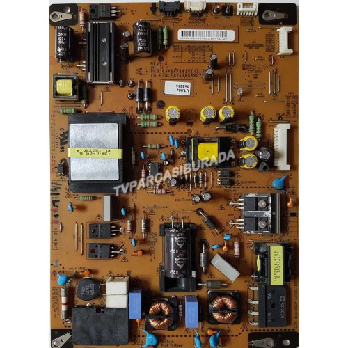 EAX64744201 (1.3), EAY62608902, LGP4247L-12LPB-3P, PLDF-L103B, EAX64744201(1.3), LG 42LM660-ZA, Power Board, Besleme, LC420EUG-PEF2